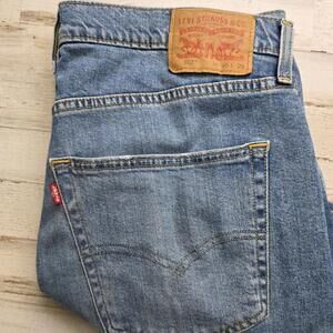 Levi's 512 Slim Taper Stretch Jeans Mens 36x29 (28) Distressed by design